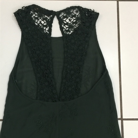 Zara Chiffon & Lace Maxi Dress - Picture 7 of 8